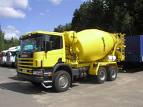 Fertigbeton, Transportbeton in Russland - Betonmischanlage, Betonmischfahrzeug